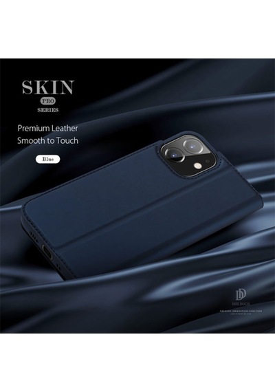 Dux Ducis Apple Uyumlu iPhone 12 Mini Kilif Kapakli Flip Cover Kilif Skin Pro 120125502 - Renk / Gold