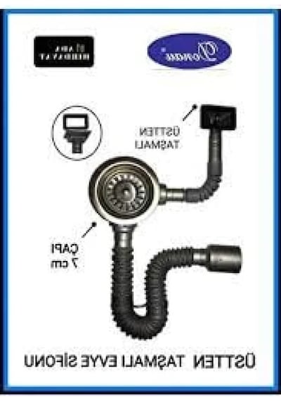 Üstten Taşmalı Körüklü Lavabo Sifonu - 115 Mm Çap 0.2mm Kenar Kalınlığı