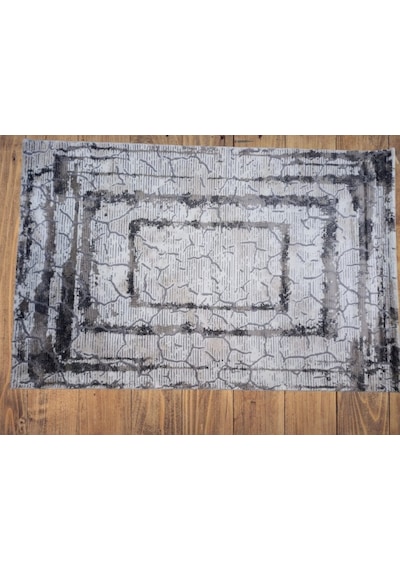 Diamond Halı 25019A Koyu Bej Model 150*220 Polip Leke Tutmaz Modern Çizgi