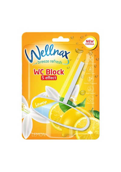 Wellnax Wc Blok Desenli Limon 50gr Blk-915 9152