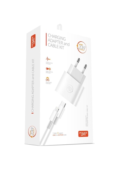 Powerway Rxs20 Apple Uyumlu iPhone 20W Usb-C Şarj Seti