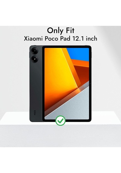 Xiaomi Poco Pad 12.1 İnç İle Uyumlu Tam Koruma Nano Esnek Tablet Kırılmaz Ekran Koruyucu