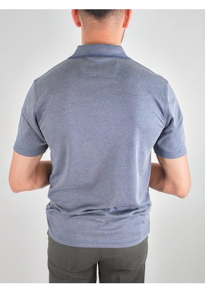 Erkek Yakalı Cepli Penye Açık Lacivert Baba Tshirt Açık Lacivert Erkek Yakalı Cepli Penye Açık Lacivert Baba Tshirt Açık Lacivert