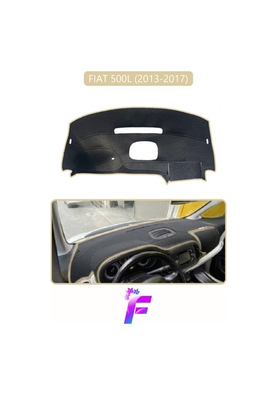 Fıat 500l 2013-2017 Uyumlu Torpido Örtüsü Çatlama Ve Isıya Karşı Tam Koruma Oto Aksesuar E37 Torpido Halısı