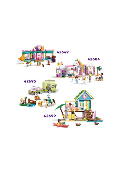 LEGO® Friends Dondurma ve Balon Standı 42692 - 6 Yaş Üzeri Çocuklar için Minifigür İçeren Yaratıcı Oyuncak Yapım Seti (107 Parça)
