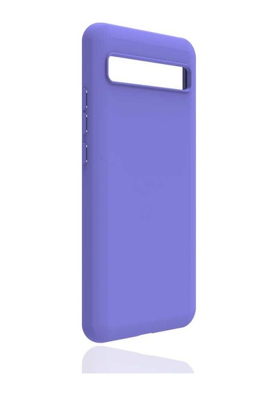 Tcl 10 Plus Kılıf Kamera Korumalı Silikon Rubber Arka Kapak Lila