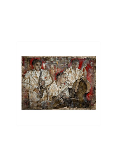 Bedeko Müzisyenler Hediyelik Ahşap Tablo 35 Cm X 50 Cm