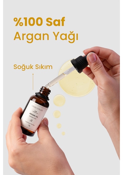 Bade Natural Soğuk Sıkım Argan Yağı 30 ML