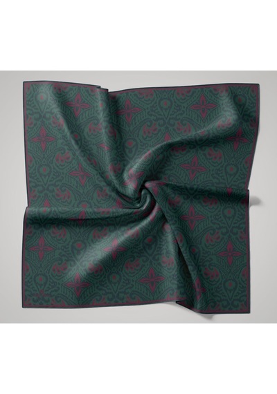 Silk Home Soft Eşarp 73099-16 Yeşil, Petrol Mavi, Fuşya
