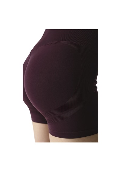 Penti Bordo Seamless Dikişsiz Yüksek Bel Push Up Kısa Tayt