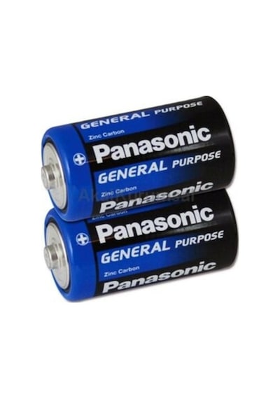 Panasonic R14Be General Purpose Çinko Karbon Orta Boy C Pil 2'li