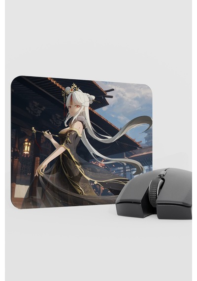 Ningguang Genshin Impact Anime Oyuncu V5 - 22x18 Gaming Mouse Pad Fare Altlığı