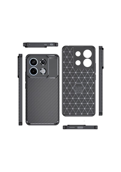 Zore Redmi Note 13 Pro 5g Kılıf Nvth Negro Silikon Kapak - Siyah