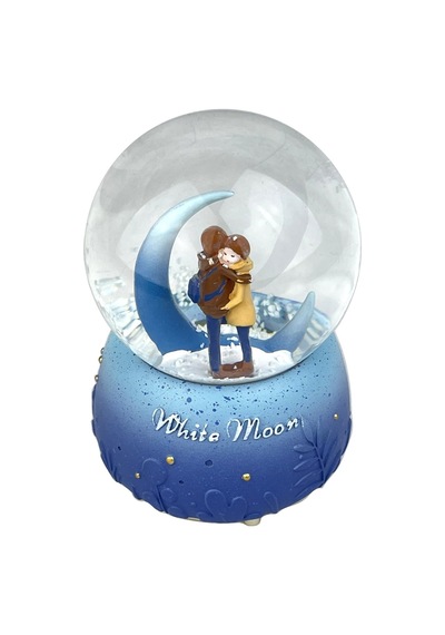 White Moon - Beyaz Ay Işıklı Ve Müzikli Kar Küresi 53752713