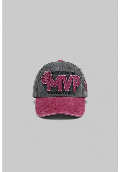 Respire Erkek Mvp Nakışlı Yıkamalı Şapka Siyah