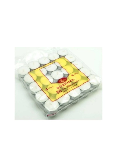 10 Adet Buhurdanlık Tealight Mum Buhurdanlık Için Özel Olarak Üretilmiştir 4saat 25 Dakika Mu Beyaz