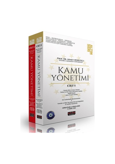 Kamu Yönetimi Konu Anlatımı Altın Seri - Ahmet Nohutçu 2026