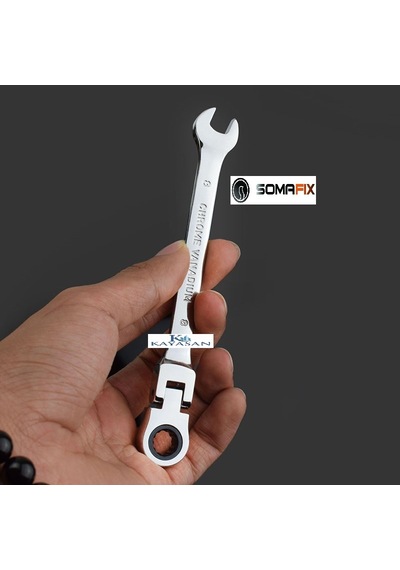 Somafix Mafsallı Cırcır Kombine Anahtar 8Mm N11.11500