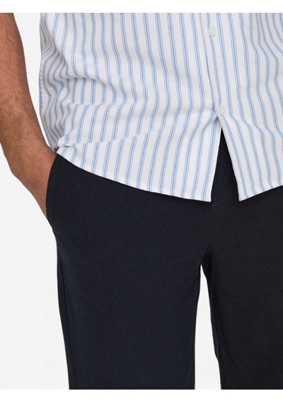 Only & Sons Onssınus Loose 0007 Cot Lın Pant Noos Erkek Mavi Pantolon - 22028267