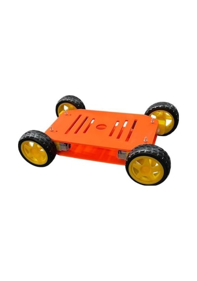 Arduino Uyumlu 4wd Robot Araba Platform Kiti Seti Monte