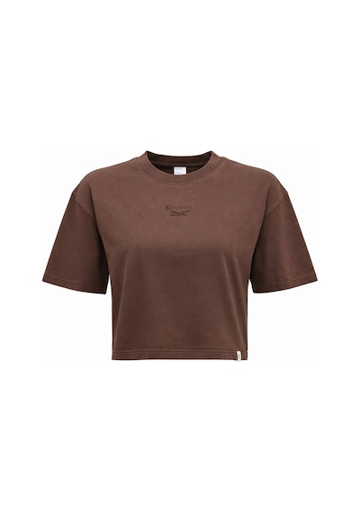 Reebok Sally Tee Kahverengi Kadın Kısa Kol T-shirt 000000000102690242 Kahverengi