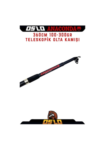 Okuma Revenger Rv-65 360cm 100-300gr Anaconda Profesyonel Sazan Kıyı Olta Takımı Seti