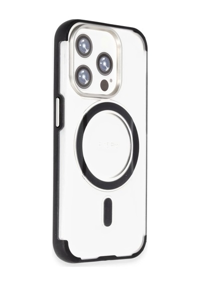 Joko Apple iPhone Uyumlu  15 Pro Uyumlu Hilton Magsafe Kapak - Siyah