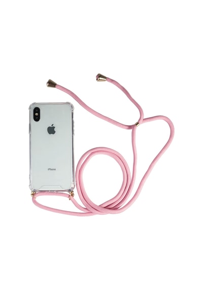 Teknomoda Apple Uyumlu iPhone X / Xs Seffaf Boyun Askili Ipli Kordonlu Kilif 404470238
