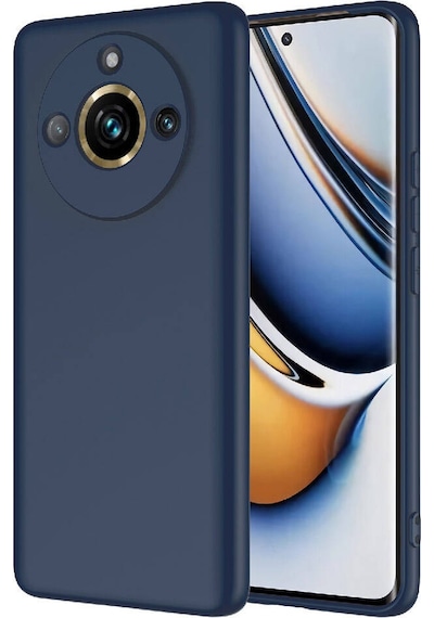 Realme 11 Pro Plus Kılıf Zore Mara Lansman Kapak Lacivert