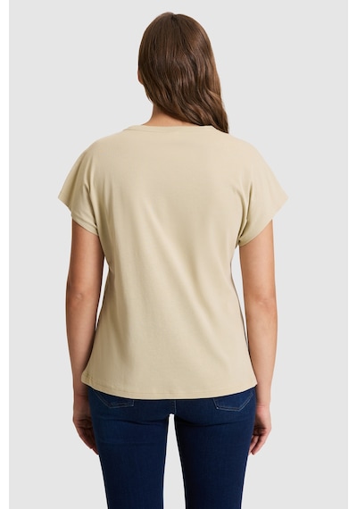U.S. Polo Assn. U.s. Polo Assn. Kadın Açık Haki Tişört Basic 50323541-vr183 Acık Hakı
