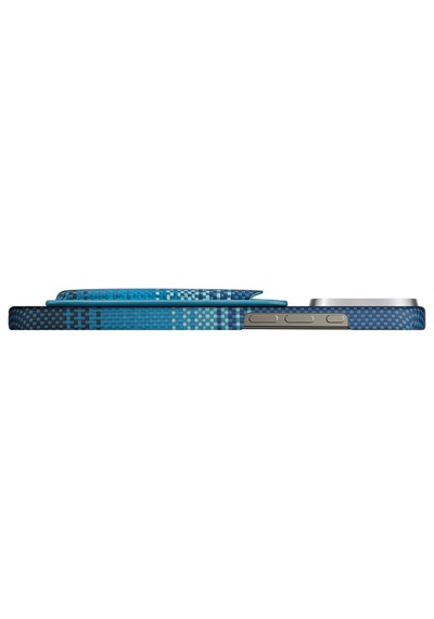 Pitaka Magnetic Woven Serisi Aramid Fiber Magnetik Kartlık Mavi