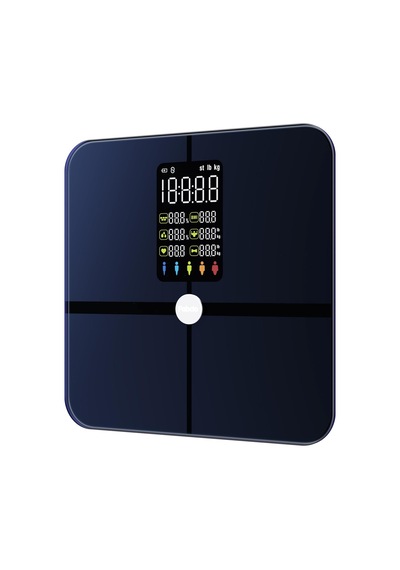 Fitsmart Plus Bluetooth Çok Fonksiyonlu Yağ Ölçer Akıllı Tartı Siyah