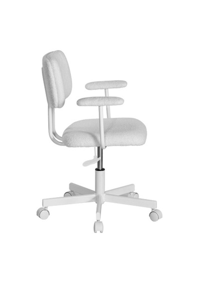 Teddy Ofis Ve Çalışma Sandalyesi-beyaz 64x74-83x63 Cm Beyaz