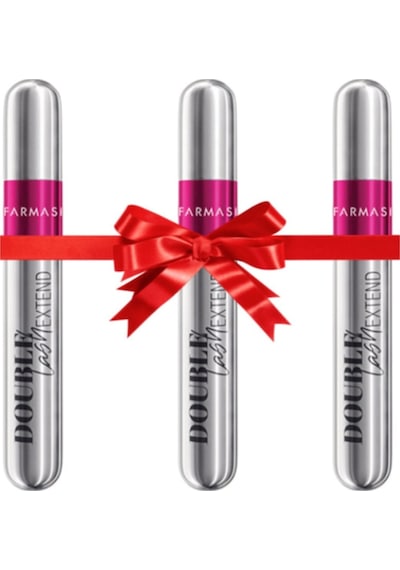 Farmasi Double Lash Extend Çift Etkili Maskara 3 x 12 ML