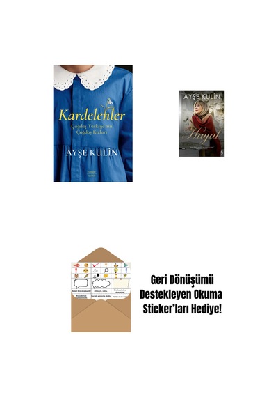Kardelenler + Hayal + Okuma Sticker'ları