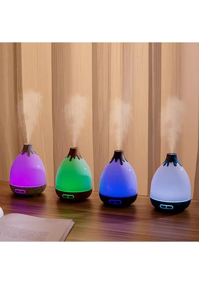 Çeşithane 300ml Ahşap Desenli Aroma Difüzör Ultrasonik Hava Nemlendirici Led