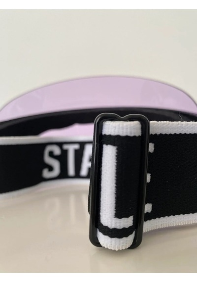 Shopiolog Kadın Güneş Koruyucu Renkli Pleksi Cam Vizör Plaj Şapkası