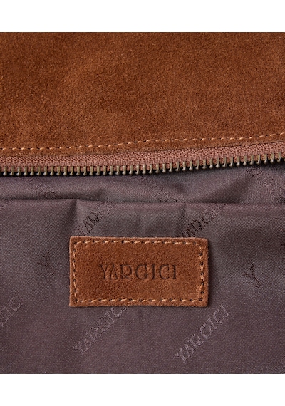Yargıcı Süet Büyük Omuz Çantası 26kkcn3004x 057 Taba