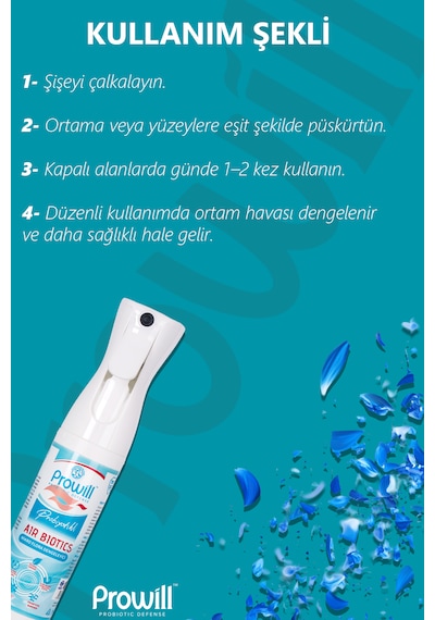 Air Biotics Koku Giderici Sprey Hava Temizleyici Doğal Temiz Ekolojik Ortamlar 300 Ml