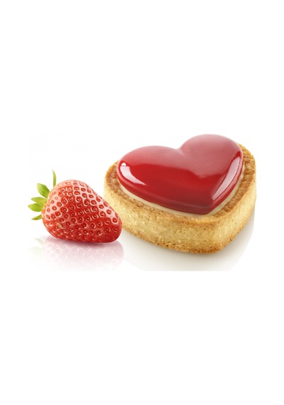 25.317.87.0065 Silikomart Kıt Tarte Rıng Amore Silikon Kalıp Kahverengi