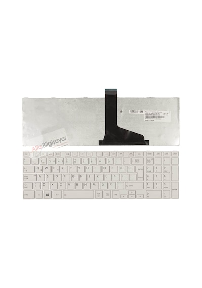 Alfabilgisayar Toshiba Satellite Pro C70, C70-A Klavye Beyazrenk Uyumlu Tuştak