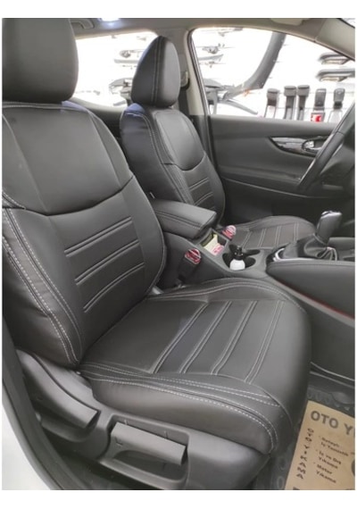 Nissan Qashqai Araca Özel Deri Oto Koltuk Kılıfı (500432380)
