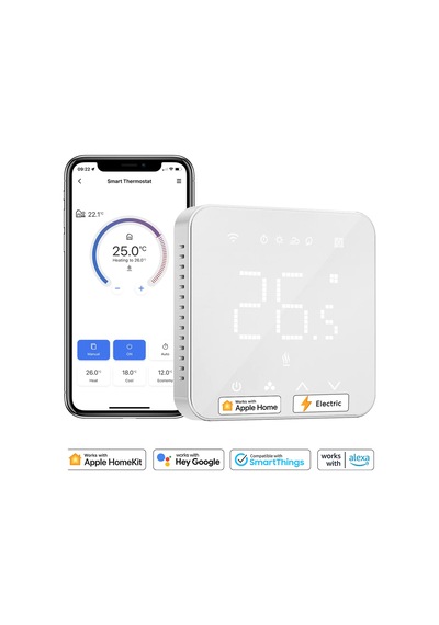Meross Wi-Fi Uzaktan Kontrollü Akıllı Termostat