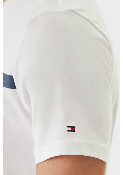 Tommy Hilfiger Erkek T Shirt Mw0mw42368 Ybr Beyaz