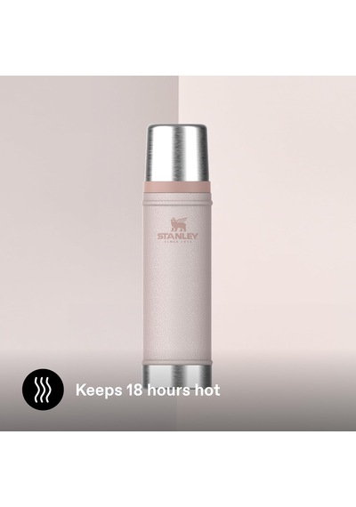 Classic Legendary Vakumlu Termos 0.60 Litre - Hammertone Rose Quartz Paslanmaz Çelik Çok Renkli