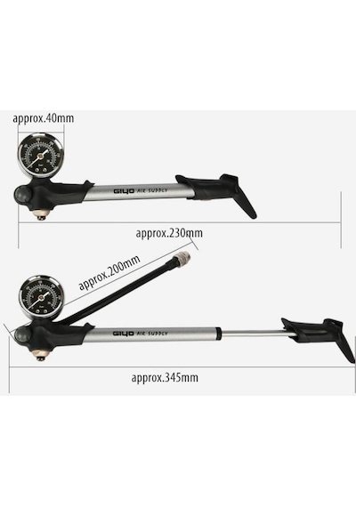 Giyo Gs-02pt 300psi Bisiklet Amortisör Pompası