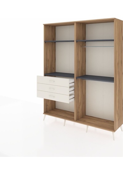 Hyperion Gardrop 4 Raflı 3 Çekmeceli 2 Askılı 176x44x221 Çam-antrasit/aytaşı Antrasit/aytaşı Hyperion Gardrop 4 Raflı 3 Çekmeceli 2 Askılı 176x44x221 Çam-antrasit/aytaşı Antrasit/aytaşı