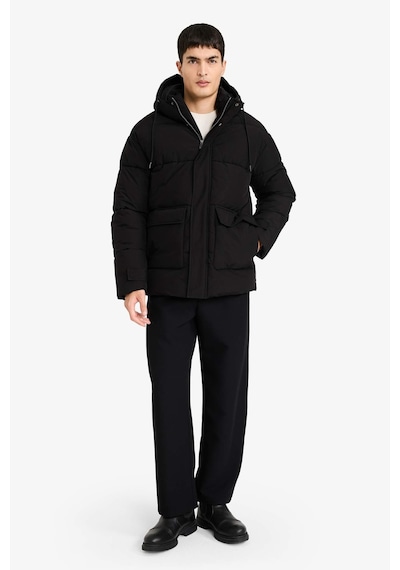 Defacto Su Geçirmez Slim Fit Mont G7526ax25wnbk27 Siyah-bk27