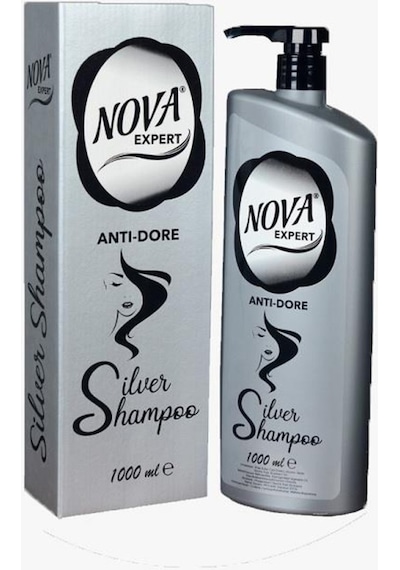 Nova Expert Silver Mor Şampuan 1 L