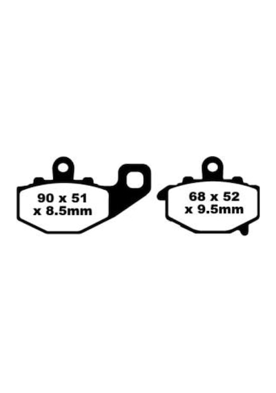 Kawasaki Z 1000 Arka Sinter Fren Balatası Fa192Hh N11.879
